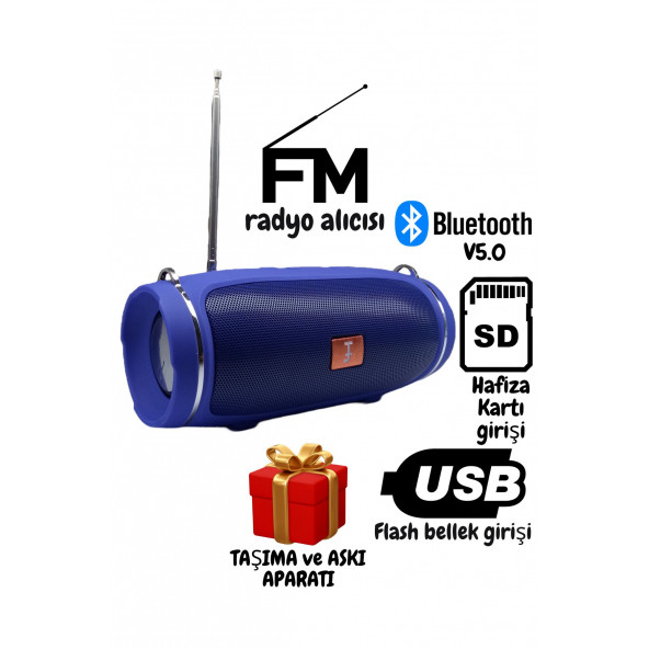 MN6 J009fm Bluetooth Hoparlör-bluetooth Radyolu Hoparlör-çift Bass-taşınabilir Bluetooth Hoparlör - 5