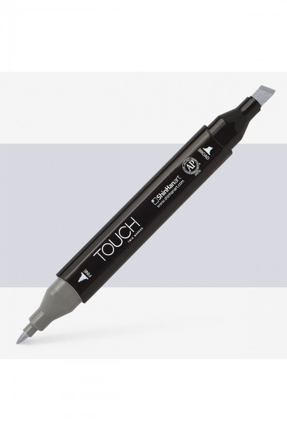 Shinhan Art Touch Twin Marker Pen : Çift Uçlu Marker Kalemi : COOL GREY : CG1