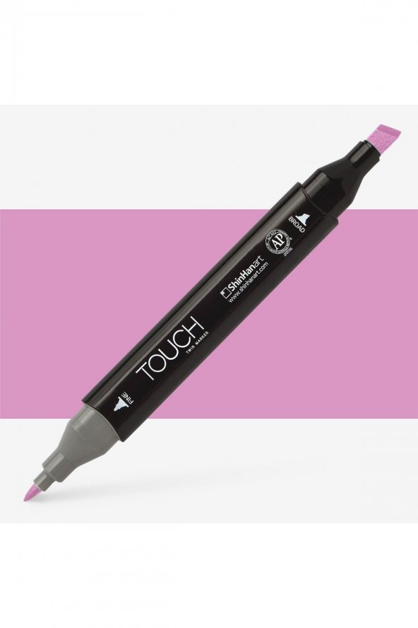 Shinhan Art Touch Twin Marker Pen : Çift Uçlu Marker Kalemi : PASTEL VIOLET : P84