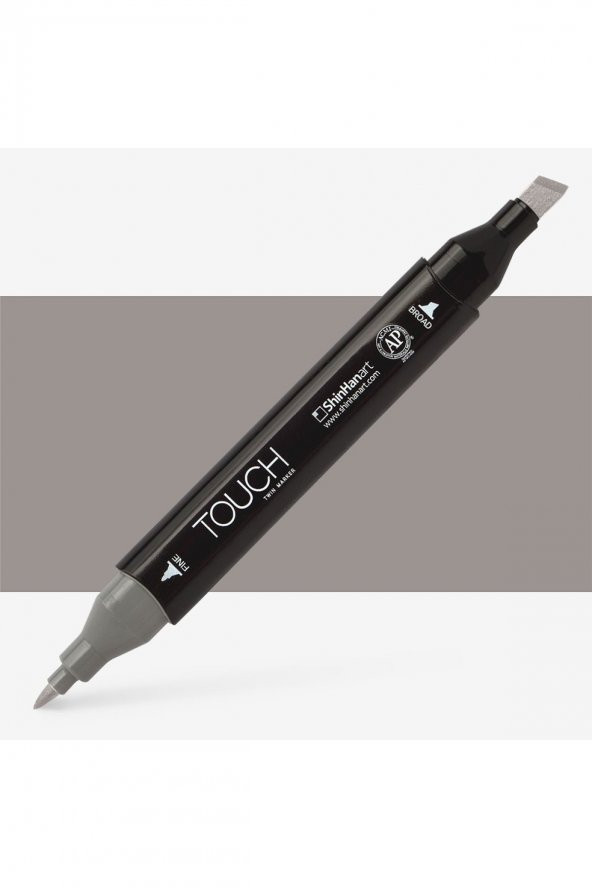 Shinhan Art Touch Twin Marker Pen : Çift Uçlu Marker Kalemi : WARM GREY : WG5