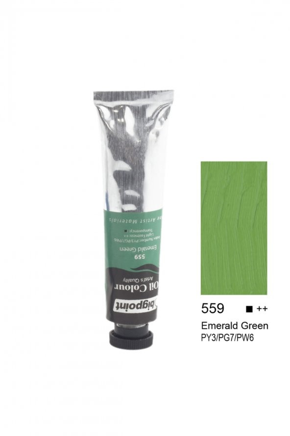 Bigpoint Fine Artist's Yağlı Boya 45 ml Emerald Green 559