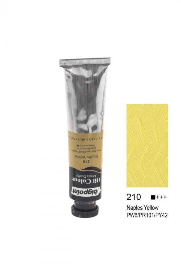 Bigpoint Fine Artist's Yağlı Boya 45 ml Naples Yellow 210