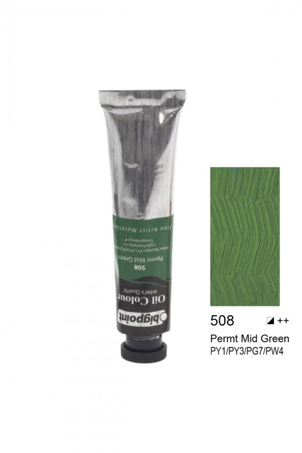 Bigpoint Fine Artist's Yağlı Boya 45 ml Permt Mid Green 508