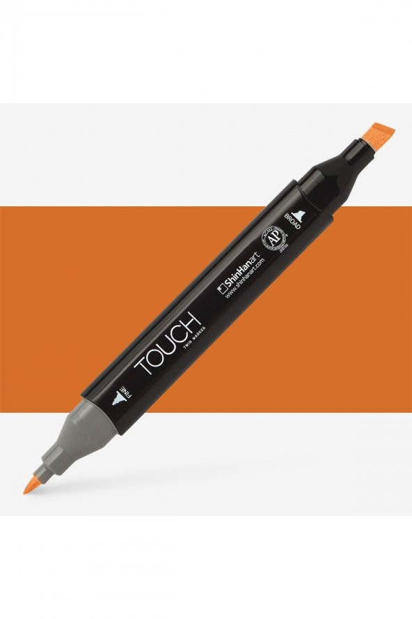 Shinhan Art Touch Twin Marker Pen : Çift Uçlu Marker Kalemi : TERRA COTTA : YR21
