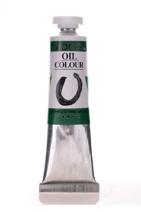 Maries Oil Colour Yağlı Boya 170ml 558 Phtalocyanne Green