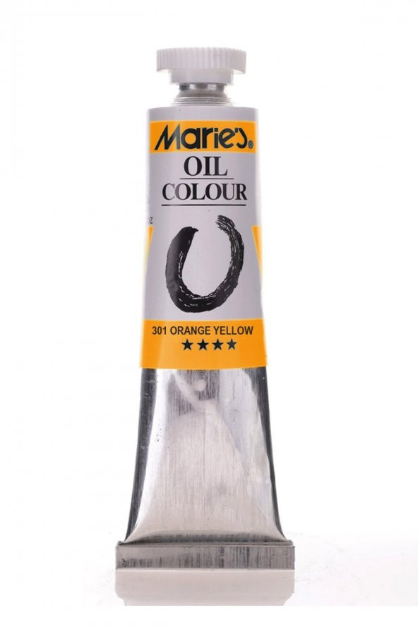 Maries Oil Colour Yağlı Boya 50ml 301 Orange Yellow