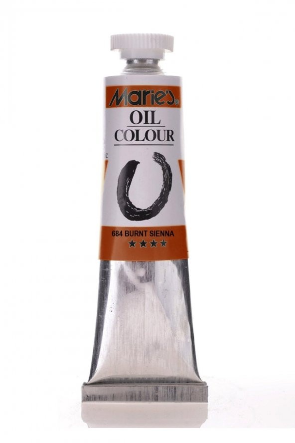 Maries Oil Colour Yağlı Boya 50ml 684 Burnt Sienna