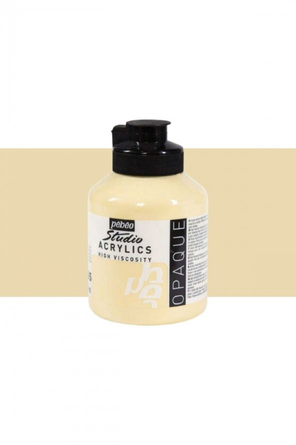 Pebeo Akrilik Boya Studio 500ml Buff Titanium 65 - 1