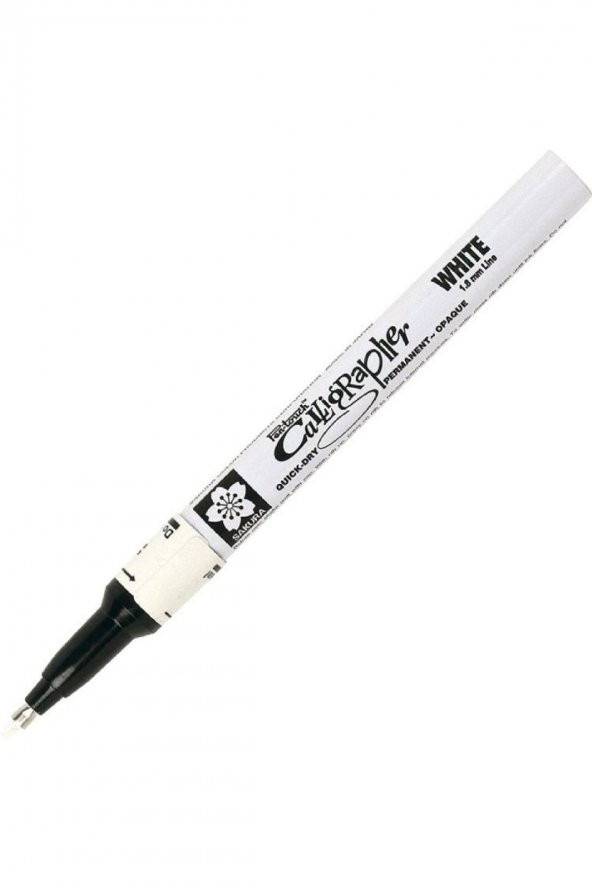 Sakura Pen Touch Kaligrafi Kalemi Fine 1,8mm White / Beyaz