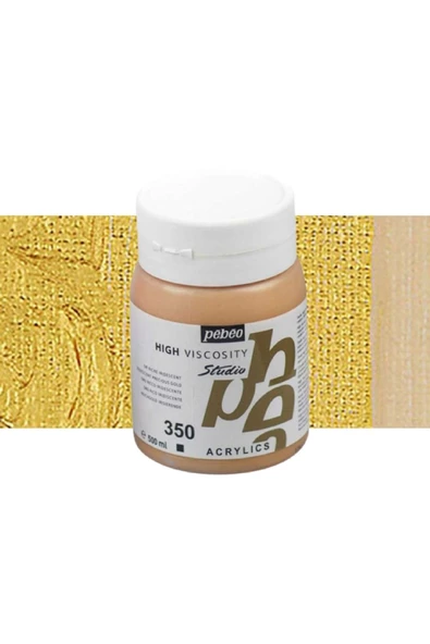 Pebeo Akrilik Boya Studio 500ml Iridescent Precious Gold 350