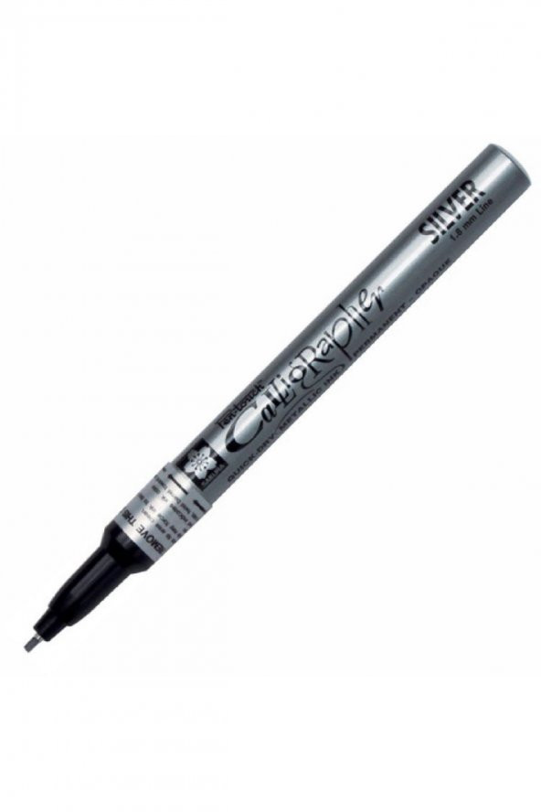 Sakura Pen Touch Kaligrafi Kalemi Fine 1,8mm Silver / Gümüş