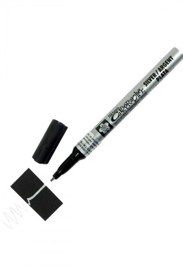 Sakura Pen Touch Kaligrafi Kalemi Fine 1,8mm Silver / Gümüş - 2