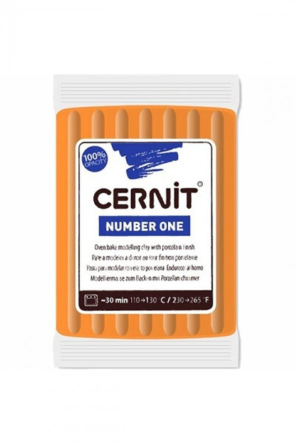 Cernit Number One Polimer Kil 56gr Orange 752
