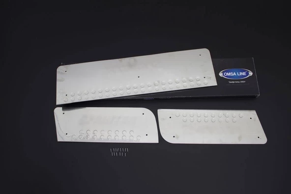 OMSA Mercedes Sprinter W906 Krom Kapı Eşiği 3 Parça 2006-2018 Arası - Resim 2