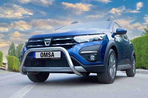 OMSA Dacia Sandero Stepway Pars Ön Koruma Çap:60 Krom 2021 ve Sonrası - 2
