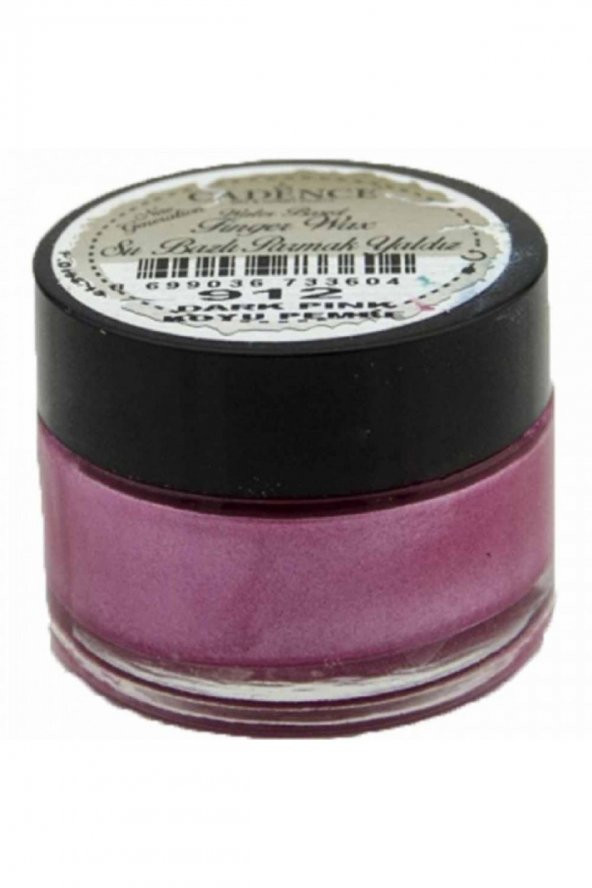 Cadence Yayınları Parmak Yaldız 20ml Koyu Pembe 912