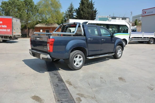 OMSA Isuzu D-Max Kobra Roll Bar Çap:60 Krom 2012-2020 Arası - 3
