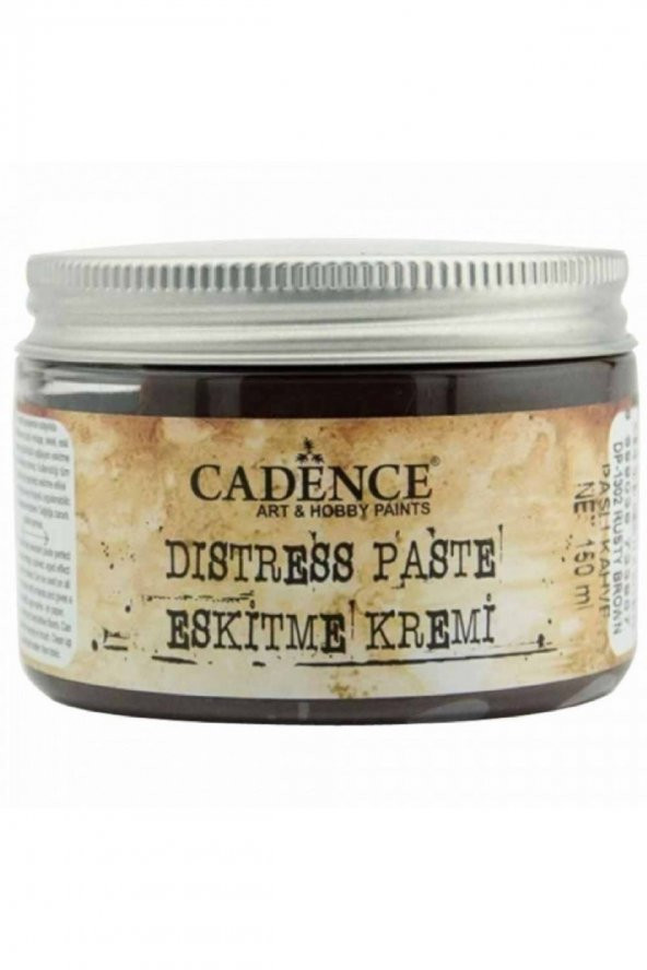 Cadence Yayınları Eskitme Kremi 150ml Paslı Kahve DP 1302