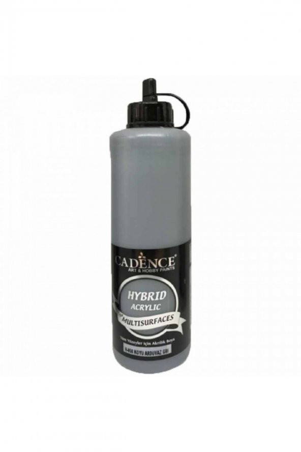 Cadence Yayınları Hybrid Acrylic for Multisurfaces Akrilik Boya 500ml Koyu Arduvaz Gri 58