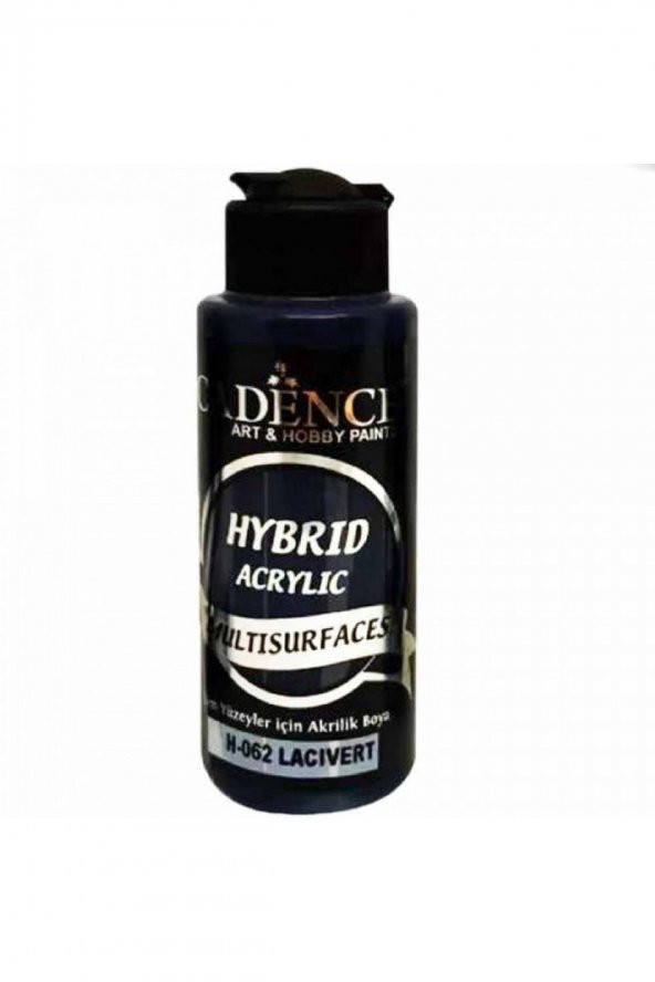 Cadence Yayınları Hybrid Acrylic for Multisurfaces Akrilik Boya 120ml Lacivert 62