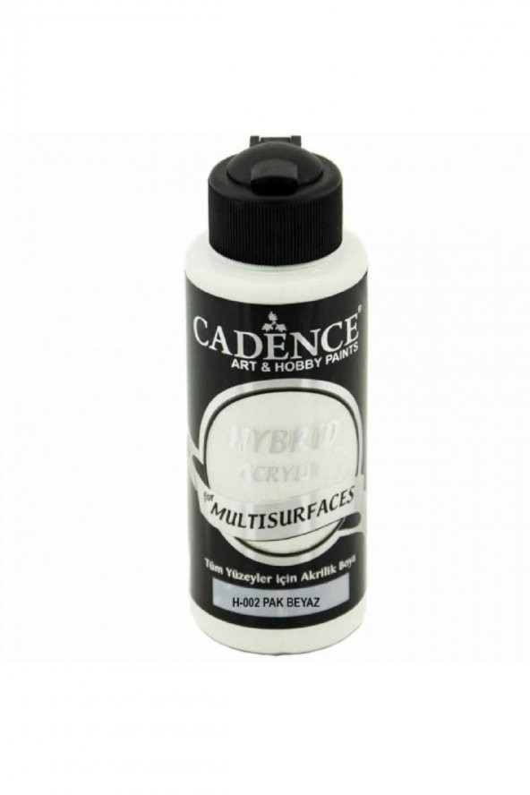 Cadence Yayınları Hybrid Acrylic for Multisurfaces Akrilik Boya 120ml Pak Beyaz 02