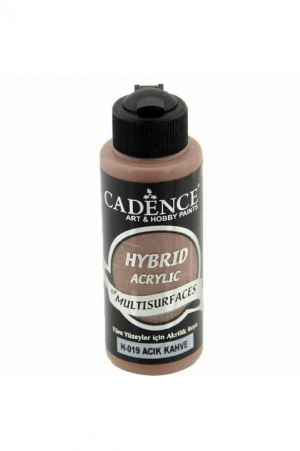Cadence Yayınları Hybrid Acrylic for Multisurfaces Akrilik Boya 120ml Açık Kahve 19