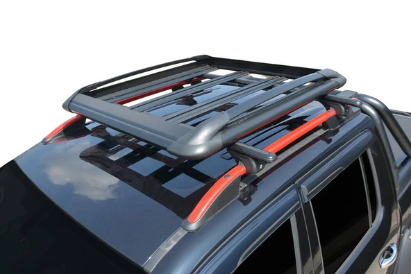 VW Amarok Sepet Ara Atkılı Siyah 110x120 cm 3 Parça 2010-2021 Arası - 4