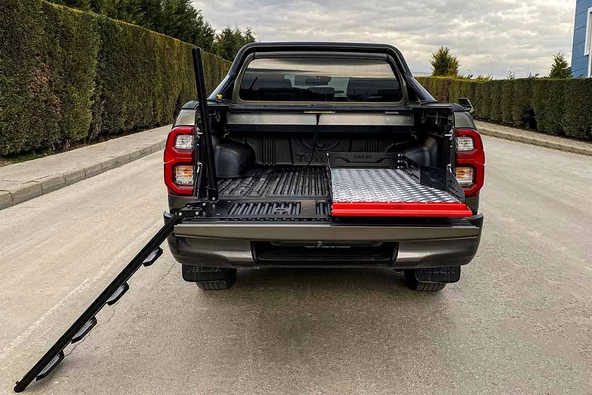 Universal Pick-Up Kasa İçi Sürgülü Çekmece Yarım - 4