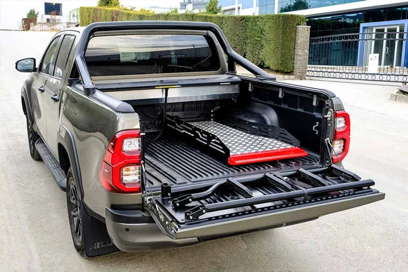 Universal Pick-Up Kasa İçi Sürgülü Çekmece Yarım - 2