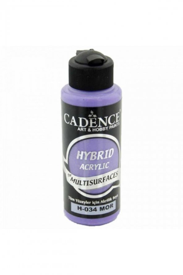 Cadence Yayınları Hybrid Acrylic for Multisurfaces Akrilik Boya 120ml Mor 34