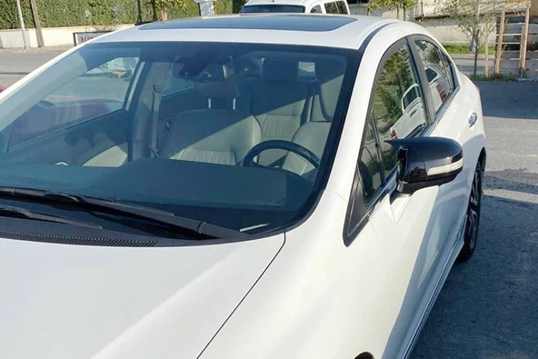 Honda Civic FB7 Yarasa Batman Ayna Kapağı Piano Black ABS 2012-2016 Arası - 2