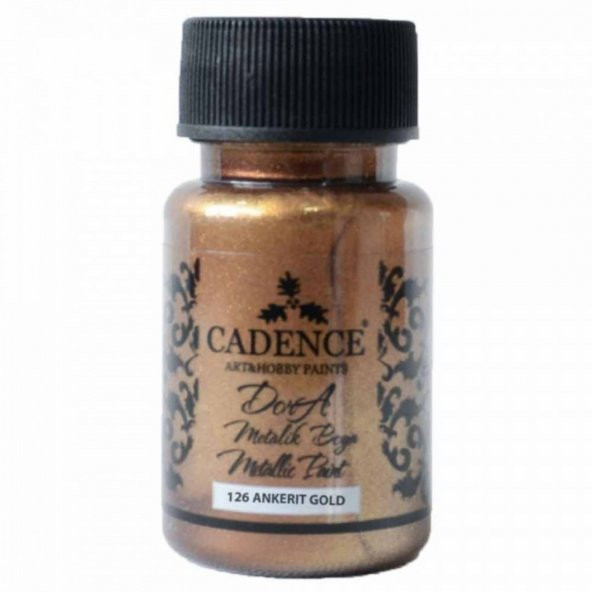 Cadence Yayınları Dora Metalik Boya 50ml Ankerit Gold 126