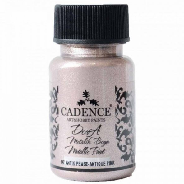 Cadence Yayınları Dora Metalik Boya 50ml Antik Pembe 147