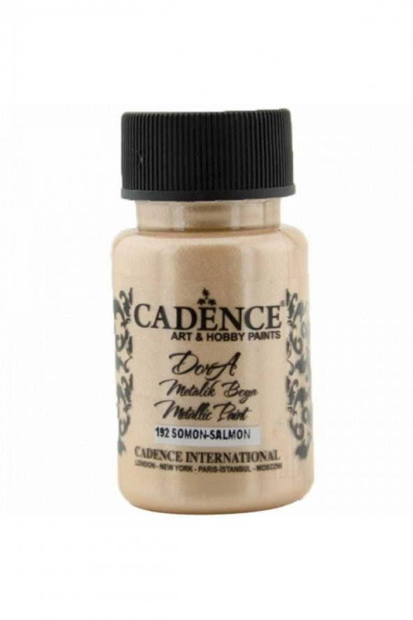 Cadence Yayınları Dora Metalik Boya 50ml Somon 192