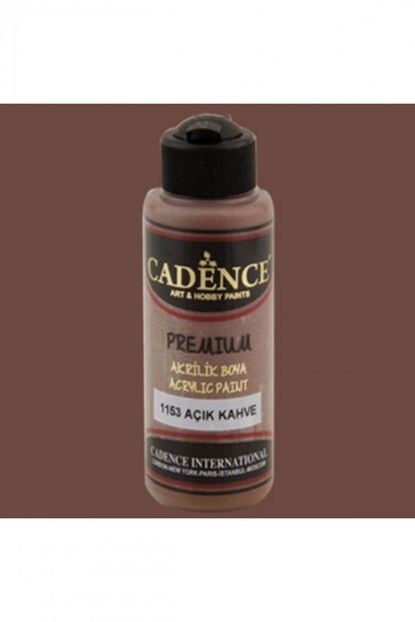 Cadence Yayınları Premium Akrilik Boya 120ml Açık Kahve 1153