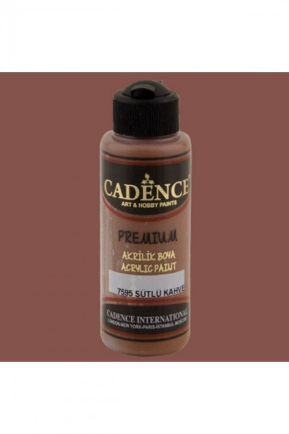Cadence Yayınları Premium Akrilik Boya 120ml Sütlü Kahve 7595