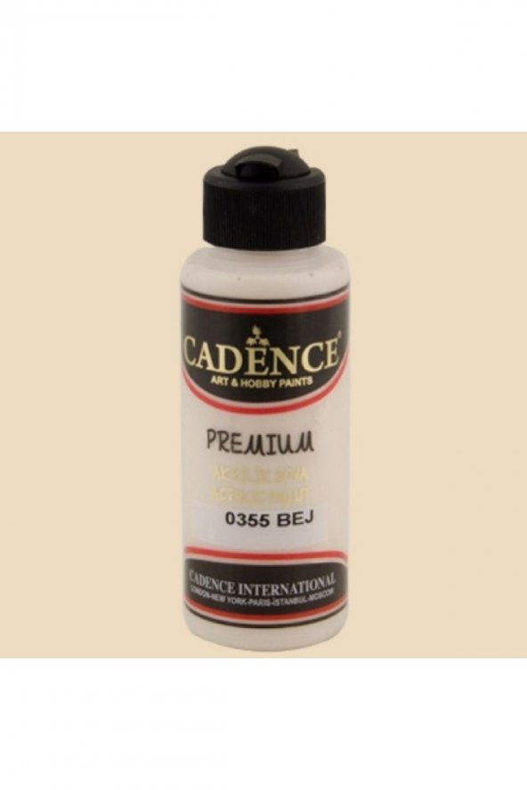 Cadence Yayınları Premium Akrilik Boya 120ml Bej 0355