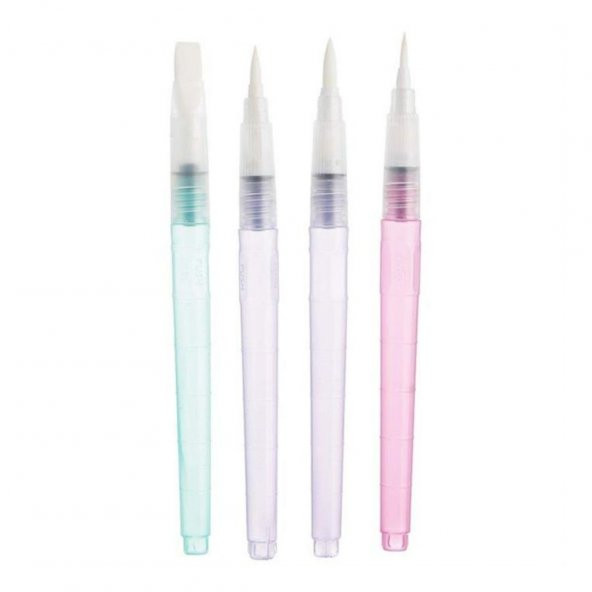 Pebeo 4'lü Su Hazneli Fırça Seti - Waterbrush - 1