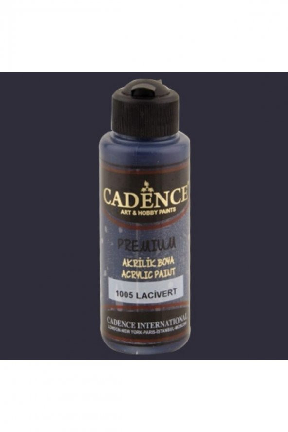 Cadence Yayınları Premium Akrilik Boya 120ml Lacivert 1005