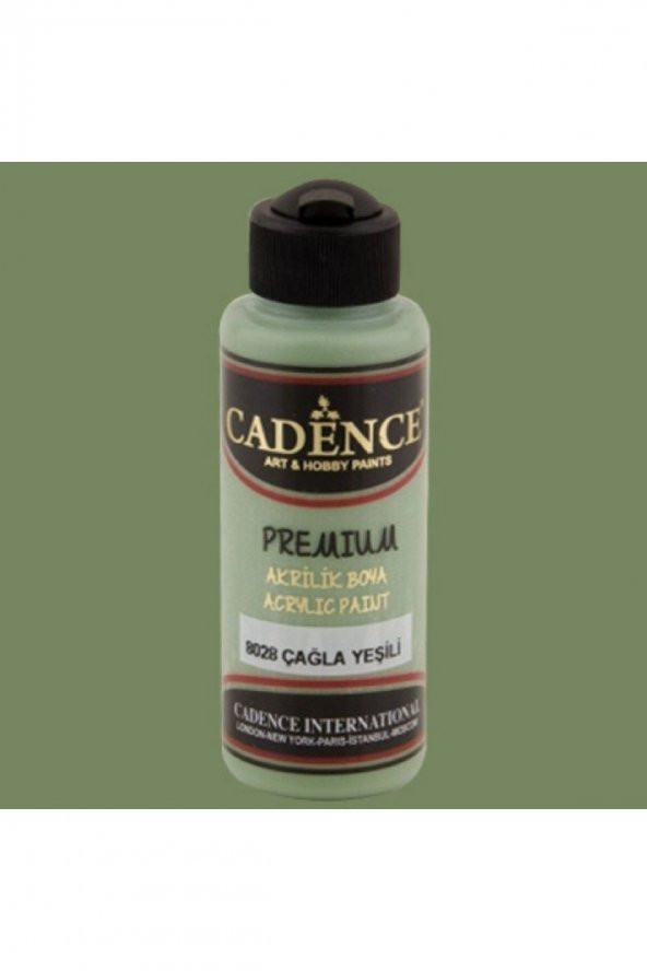 Cadence Yayınları Premium Akrilik Boya 120ml Çağla Yeşili 8028