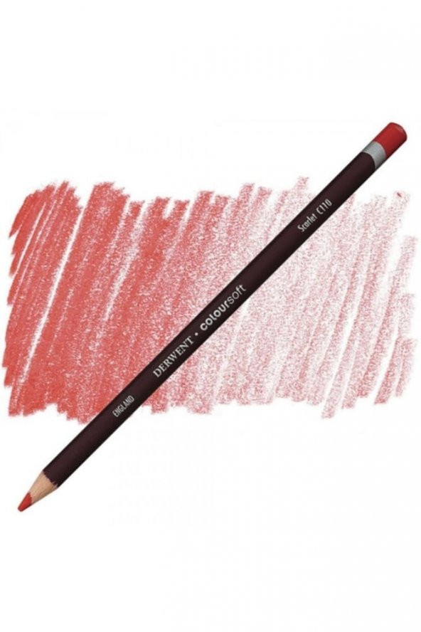 Derwent Coloursoft Pencil Scarlet (c110) - 1