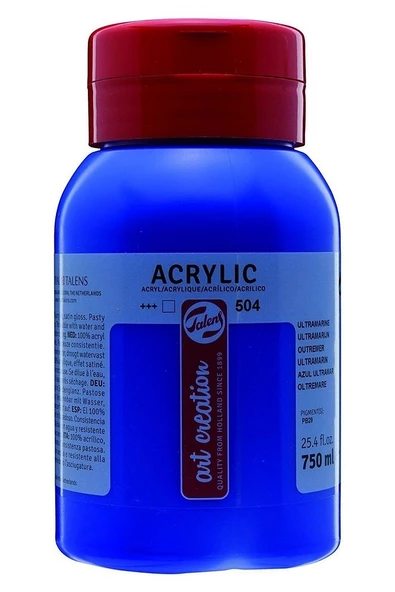 Talens Art Creation Akrilik Boya 750ml 504 Ultramarine