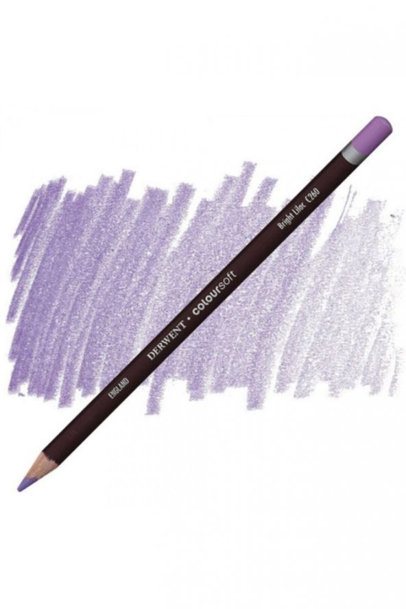 Derwent Coloursoft Pencil Bright Lilac (c260) - 1