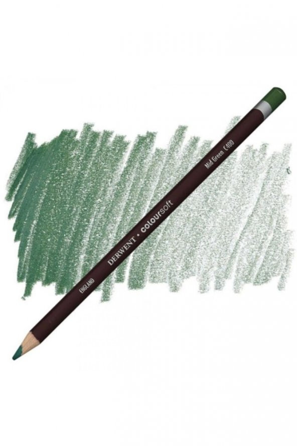 Derwent Coloursoft Pencil Mid Green (c400) - 1