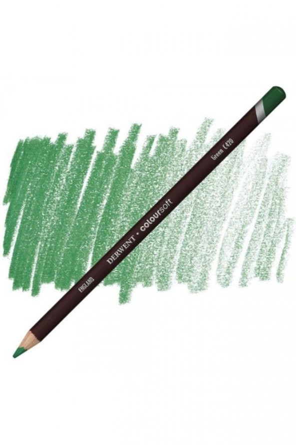 Derwent Coloursoft Pencil Green (c420)