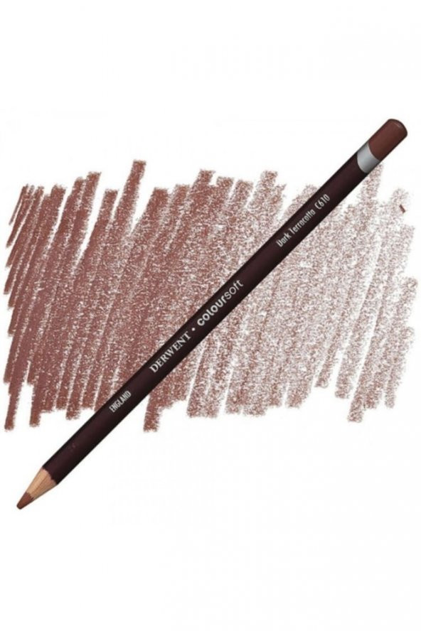 Derwent Coloursoft Pencil Dark Terracotta (c610)