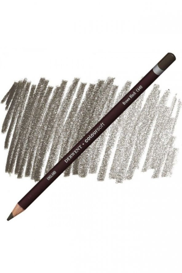 Derwent Coloursoft Pencil Brown Black (c640)