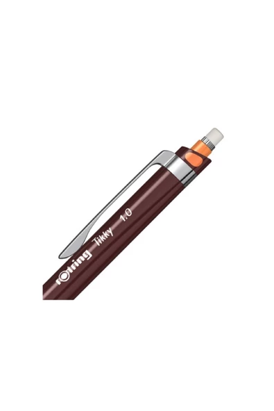Rotring Tikky Uçlu Mekanik Versatil Kalem 0.9mm Bordo - 4