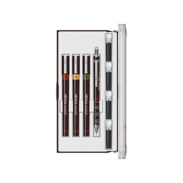 Rotring Isograph Set (0.1-0.2-0.3)+Tikky 0.5 - 2