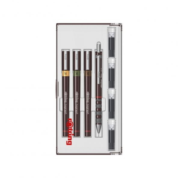 Rotring Isograph Set 0.2-0.3-0.5 +0.5 Tikky Junior - 3